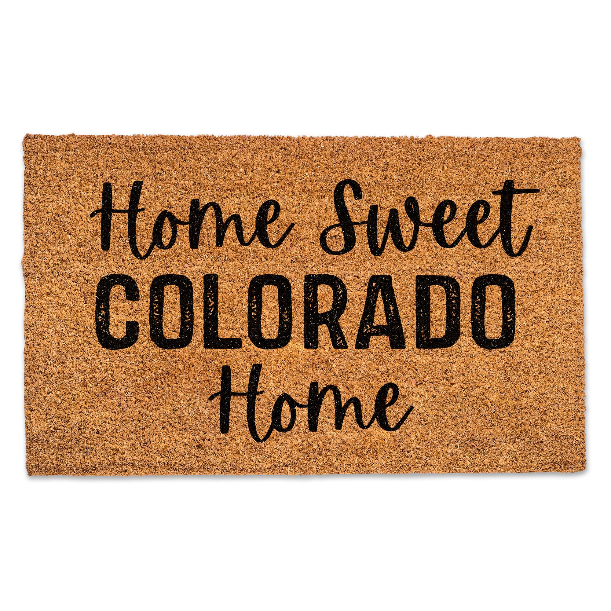 DII® Home Sweet Colorado Home Door Mat